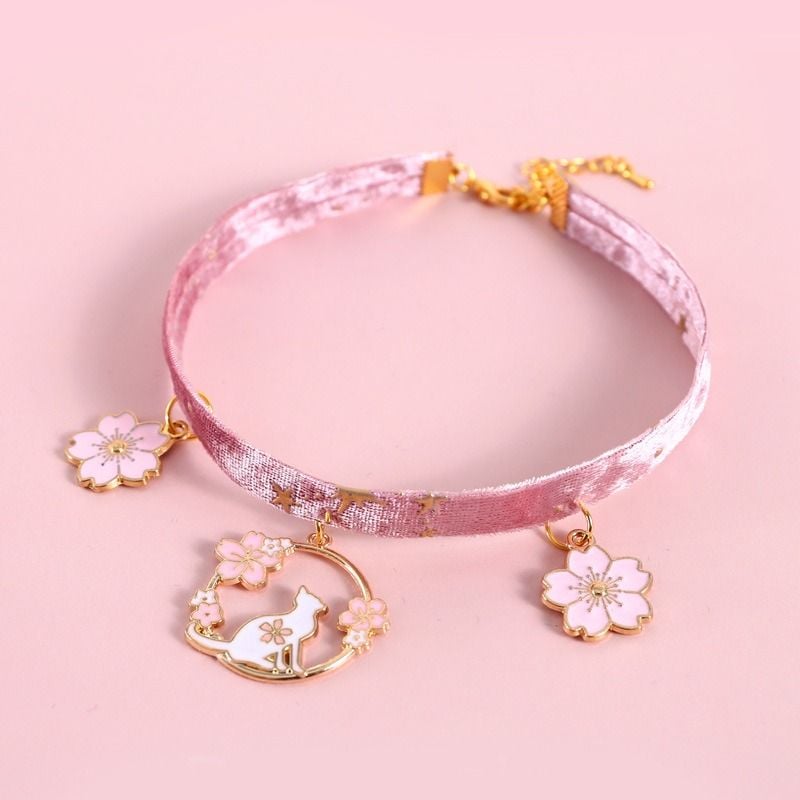  Vòng cổ nhung dành cho thú cưng 