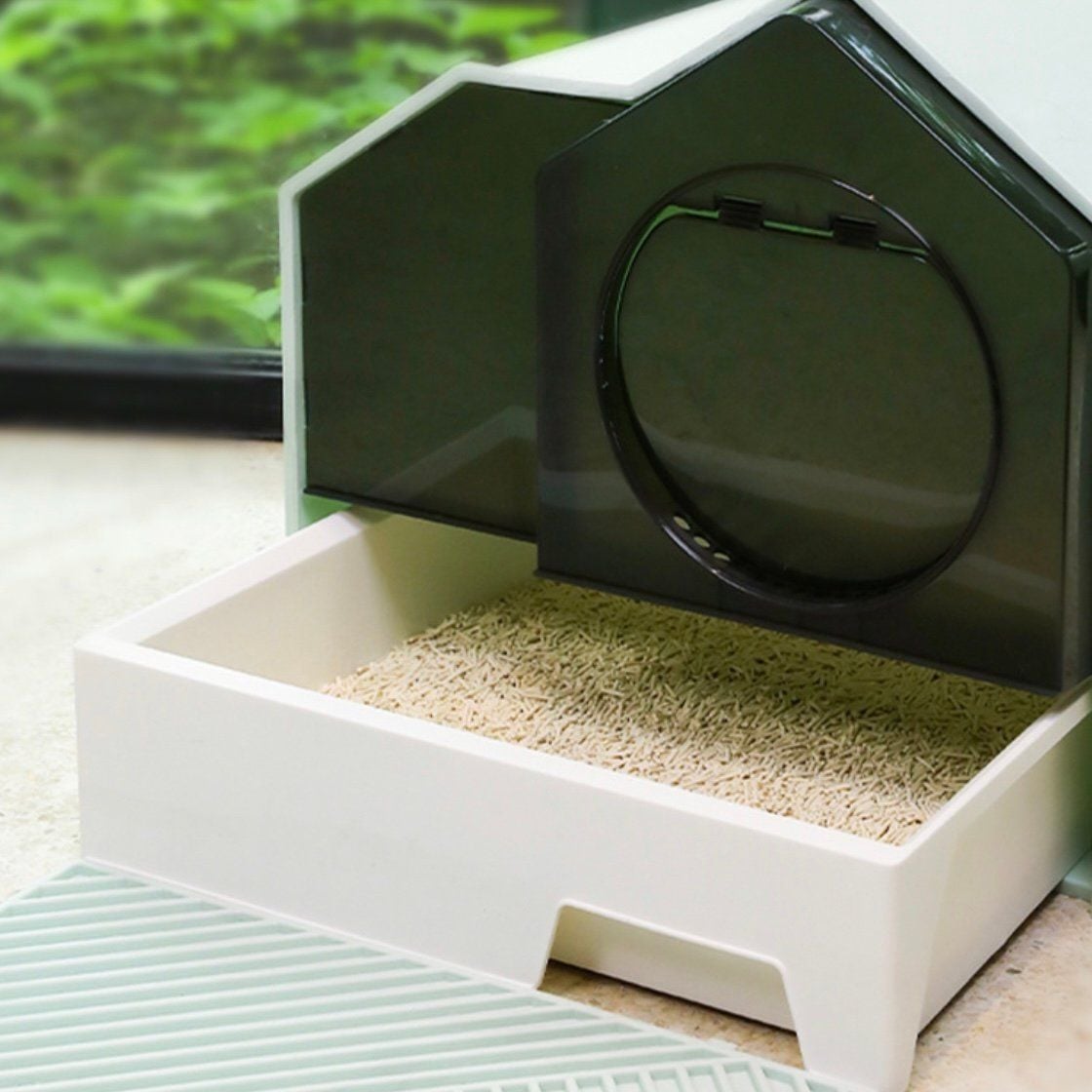  Nhà vệ sinh cho mèo hình ngôi nhà 