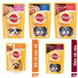  Sốt Pedigree cho chó gói 130gr (nhiều vị) 