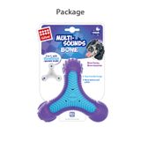  Đồ chơi Gigwi gặm xương tam giác tím xanh dành cho chó 