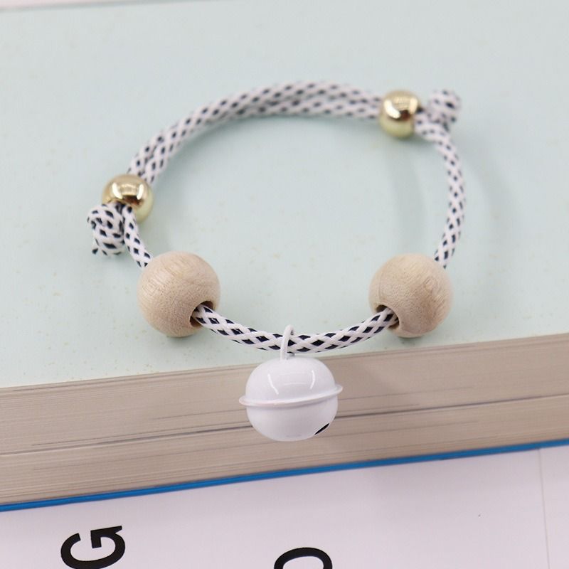  Vòng cổ bi gỗ dây da 