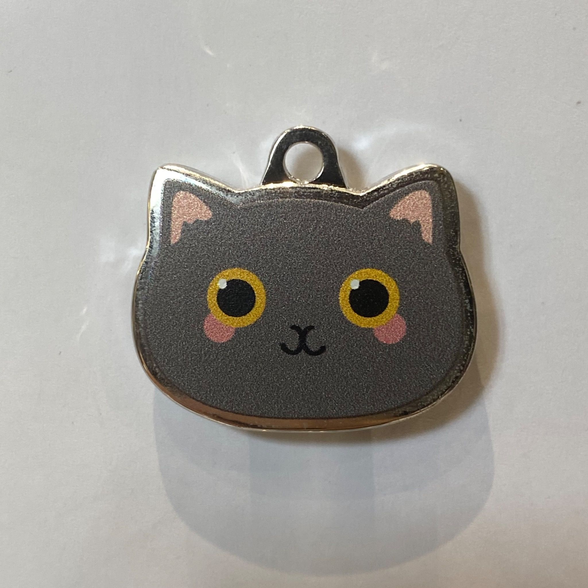  Nametag Mèo Trơn (1 màu) Của Mèo (Inox) 