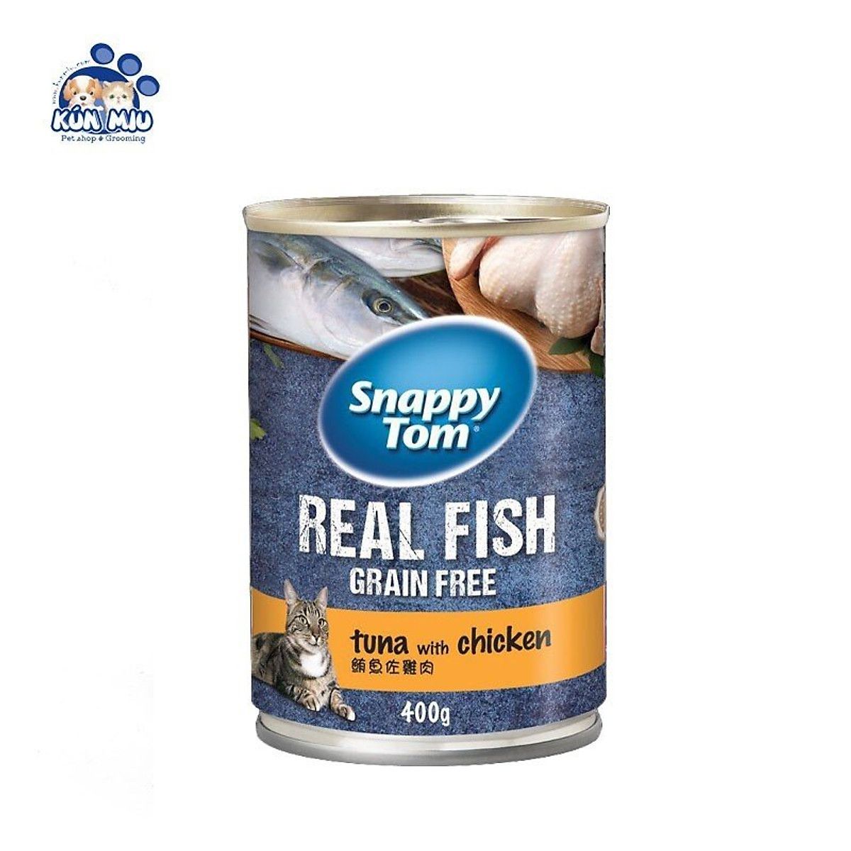  Snappy Tom - Pate lon cho mèo 400G 
