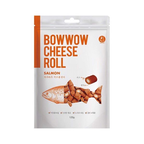  Phô mai cuộn cá hồi Bowwow - 120g 
