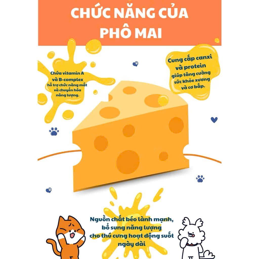  Bánh thường phô mai viên & khoai lang 