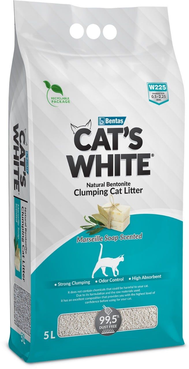  Cát vệ sinh cho mèo Cat's White 5L 