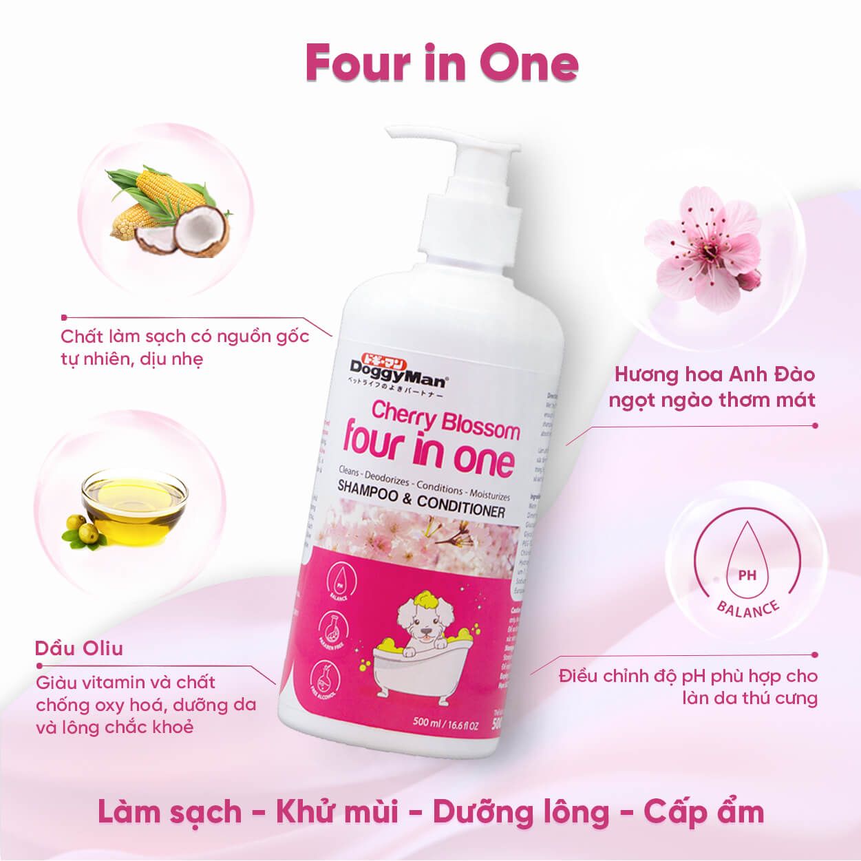  Sữa tắm cho thú cưng Doggyman 
