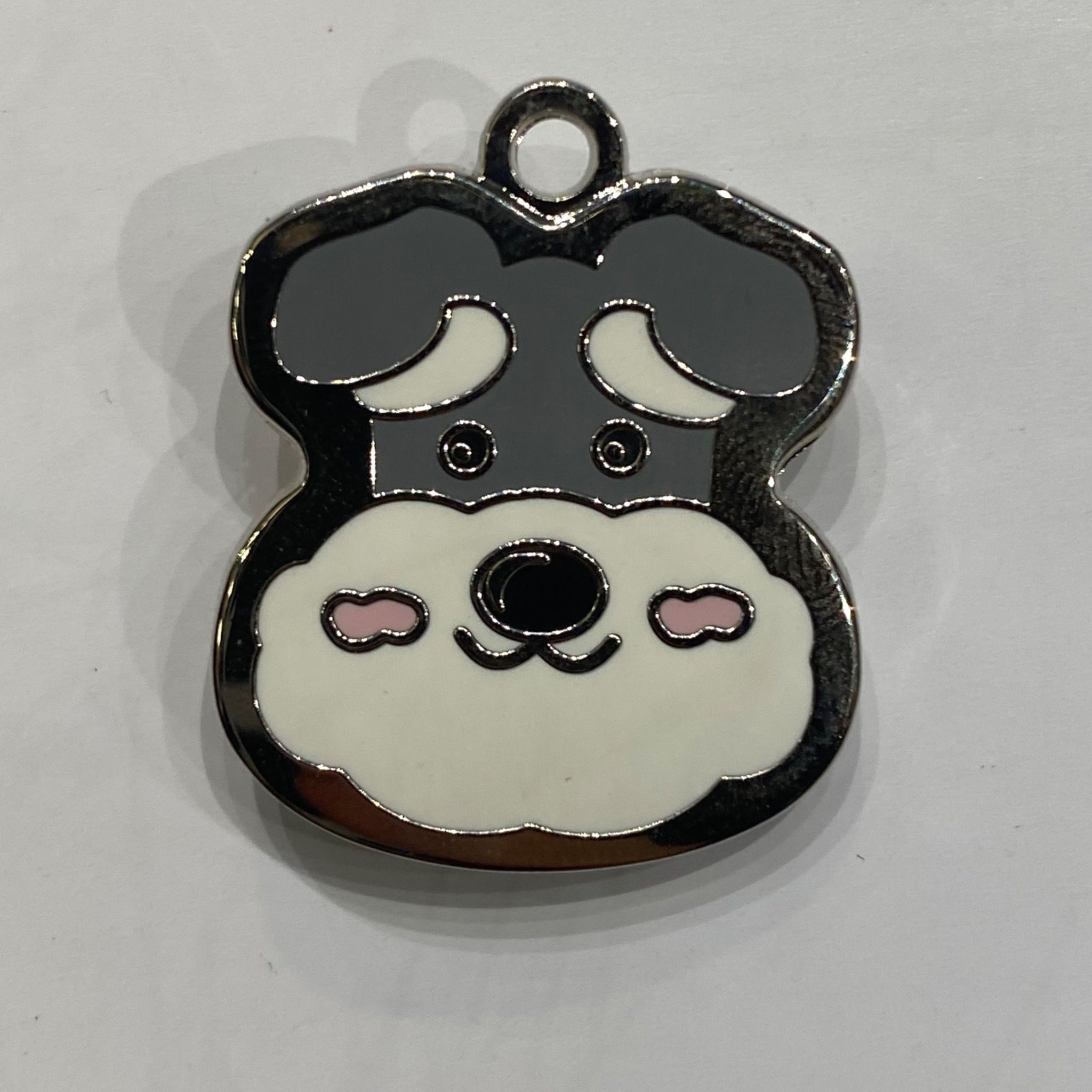  Nametag Schnauzer Của Chó (Inox) 