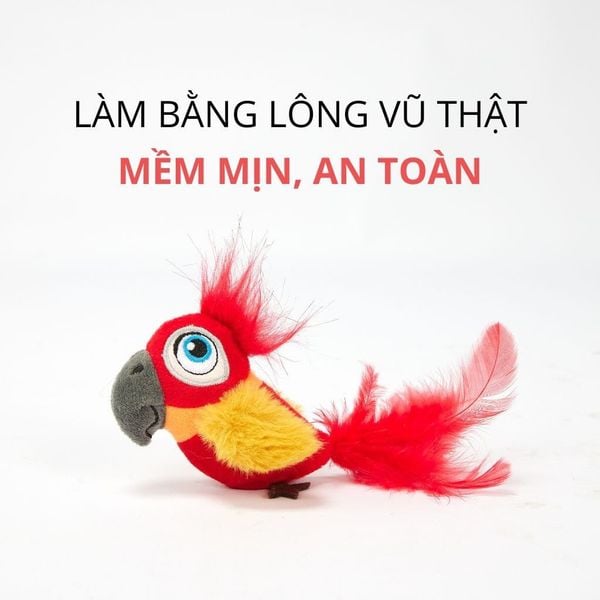  Vẹt đồ chơi cho mèo có catnip FOFOS 