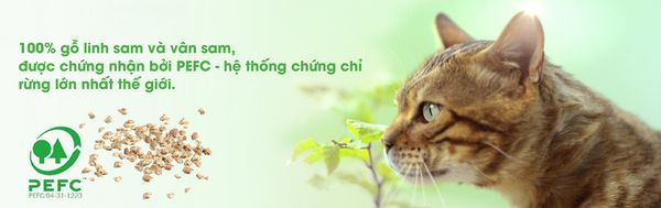  Cát vệ sinh hữu cơ cho mèo CatsBest Sensitive 