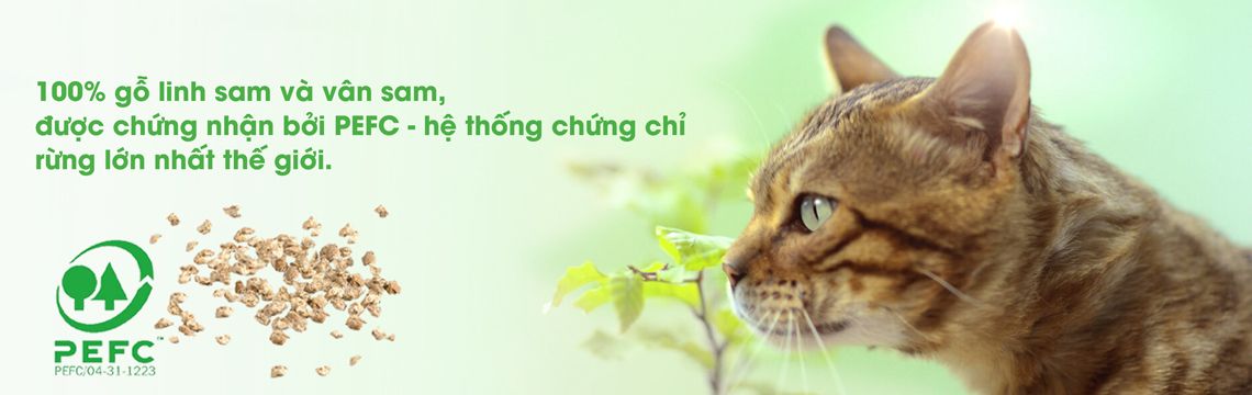  Cát vệ sinh hữu cơ cho mèo CatsBest Sensitive 