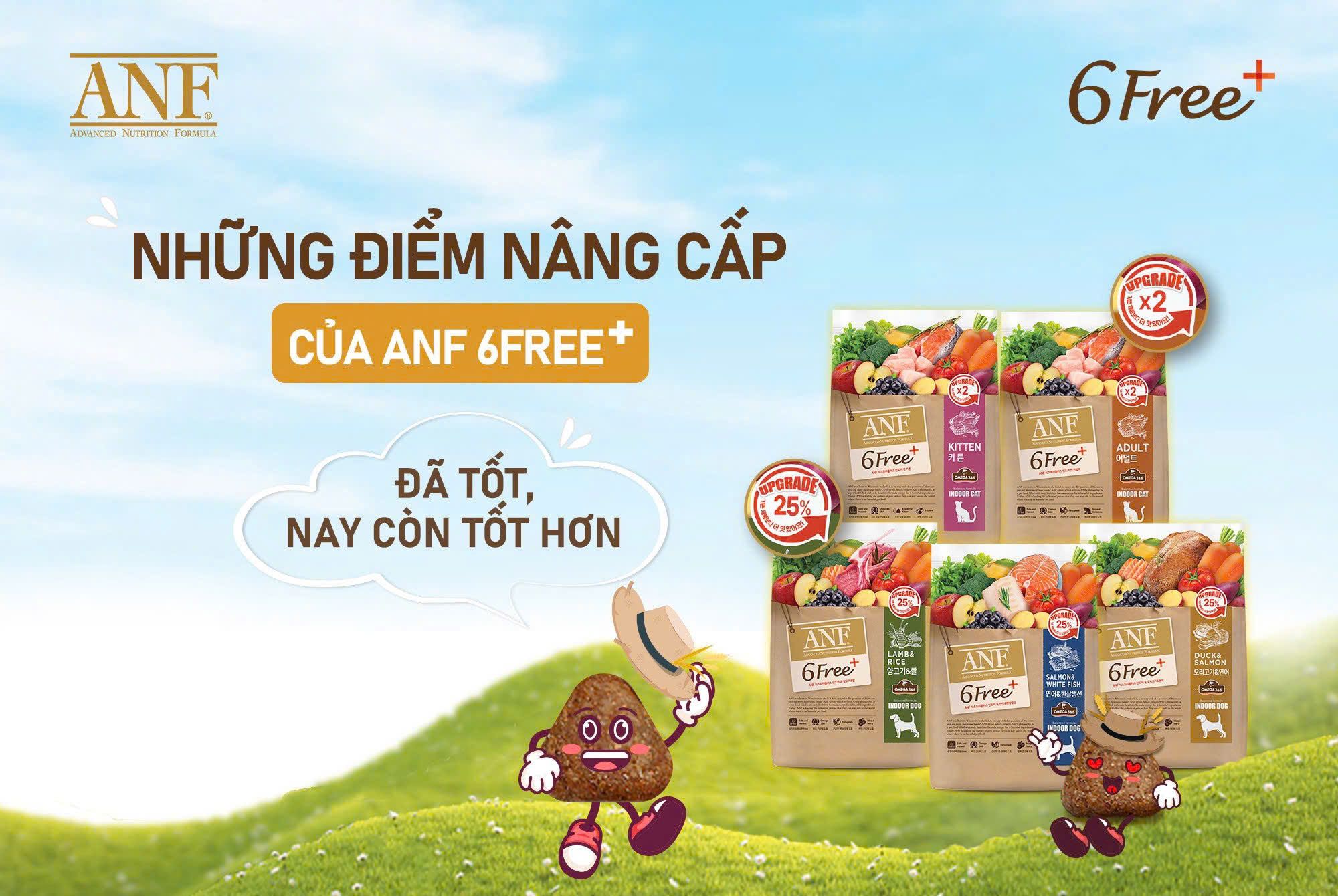  ANF 6Free For Dog - Thức ăn hạt hữu cơ cho chó vị Vịt 