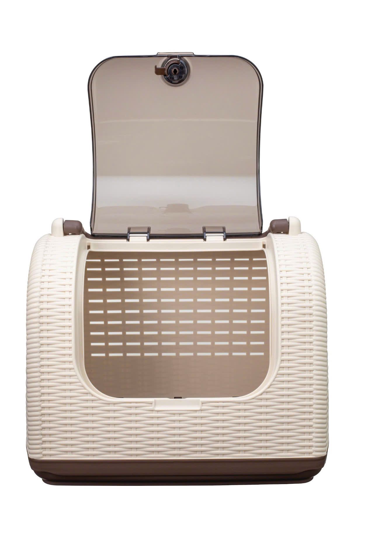  Lồng vận chuyển thú cưng giả mây đan Richell 