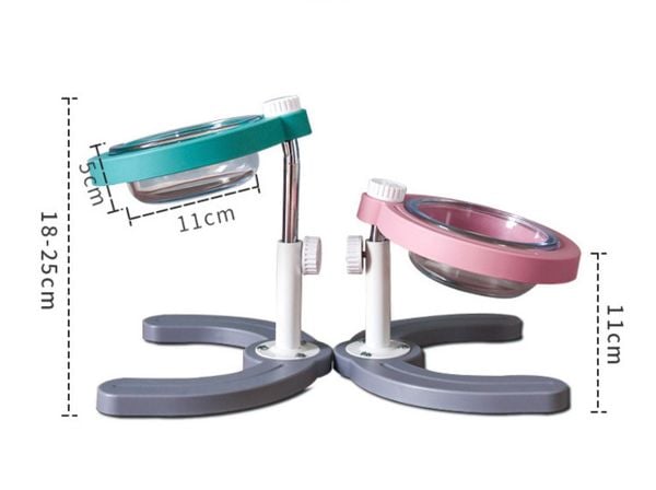  Chén ăn điều chỉnh độ cao 
