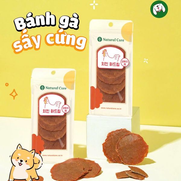  Bánh gà sấy cứng cho chó Natural Core 