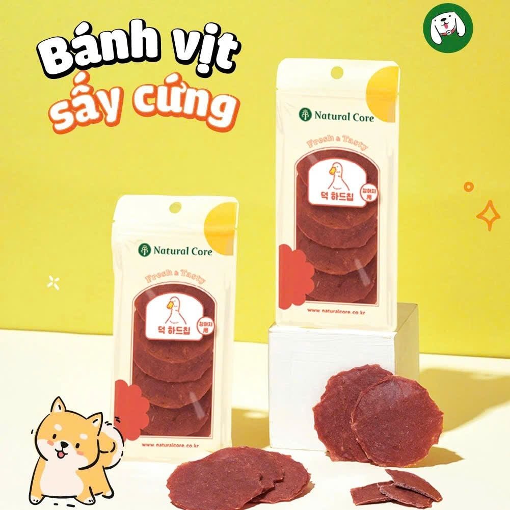  Bánh vịt sấy cứng cho chó Natural Core 
