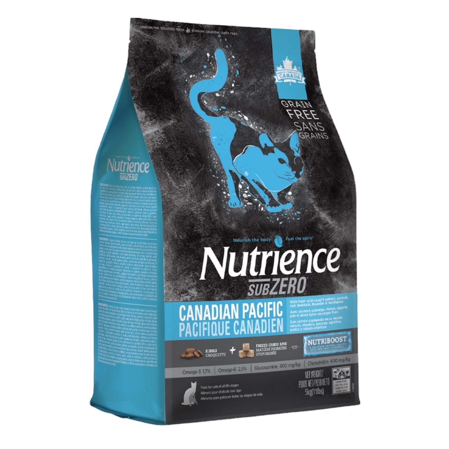  Thức ăn hạt dành cho mèo Nutrience Subzero CANADIAN PACIFIC - Cá biển và rau củ quả 