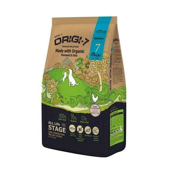  Thức ăn hạt mềm hữu cơ Origi-7 - 1.2kg (nhiều vị) 