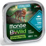  Pate Cho Mèo MONGE BWILD hộp 100g 