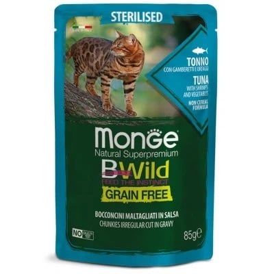  Pate cho mèo MONGE BWILD [Gói 85g] 