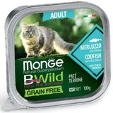  Pate Cho Mèo MONGE BWILD hộp 100g 