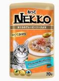  Nekko Adult in Gravy - Pate cho mèo gói 70g 