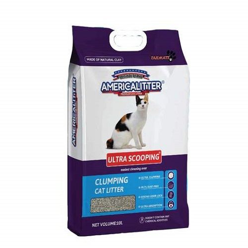  America Litter Không Bết Đáy - Cát vệ sinh cho mèo 10L (Ultra Scooping) 