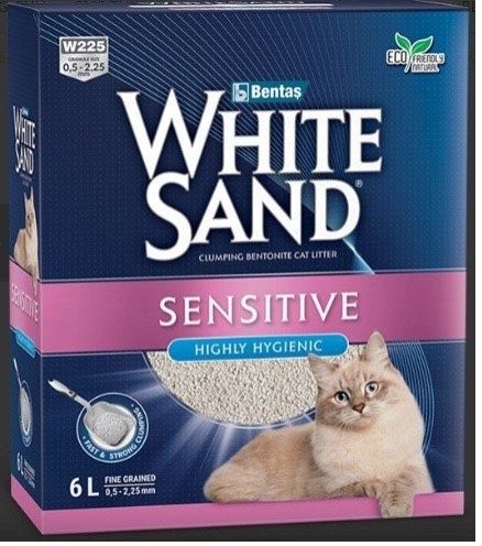  Cát vệ sinh cho mèo White Sand Box 6L 