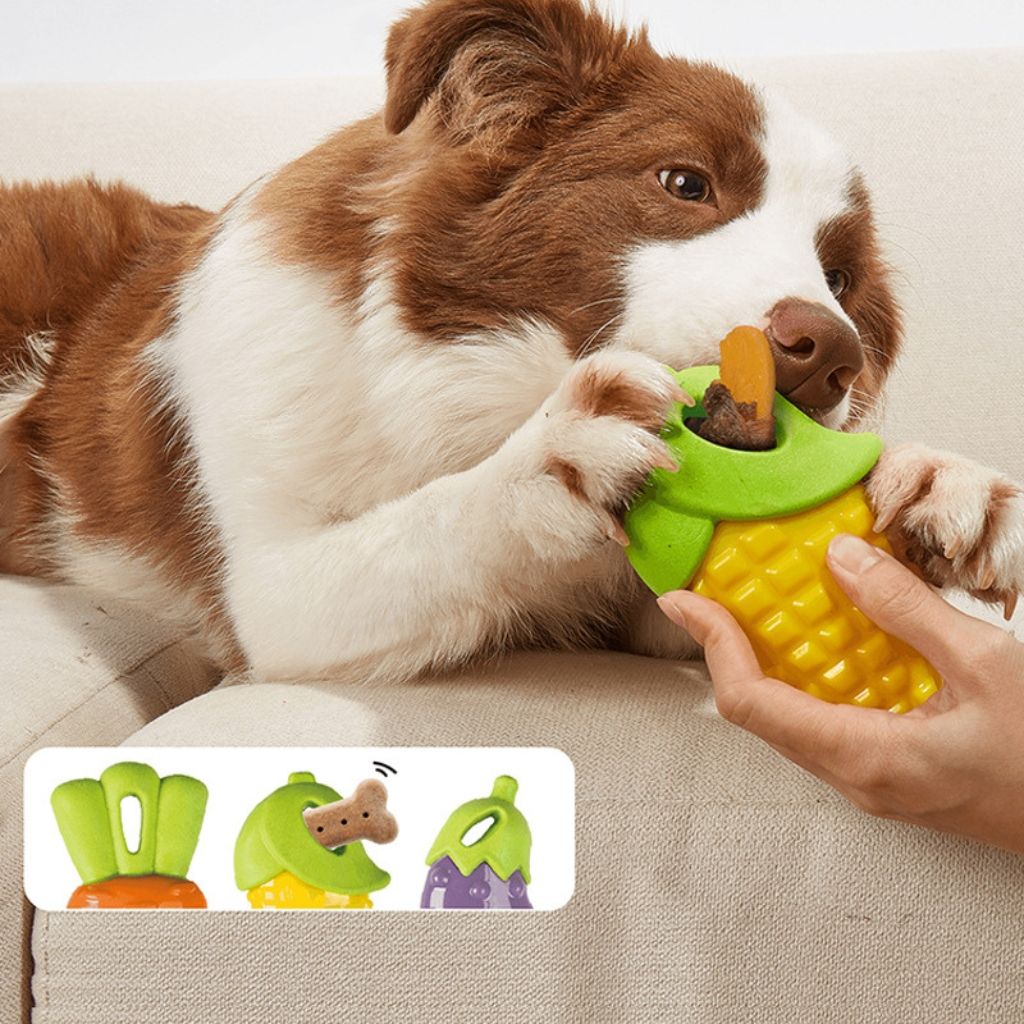  Đồ chơi phát ra tiếng hình rau củ cho chó FOFOS 