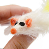  Đồ chơi chuột lông gà M CattyMan 
