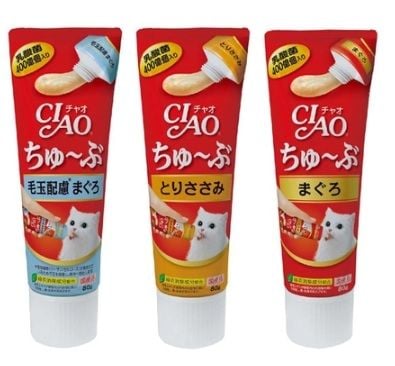  Súp Dinh Dưỡng Cho Mèo Ciao Tuýp 80g Các Vị 