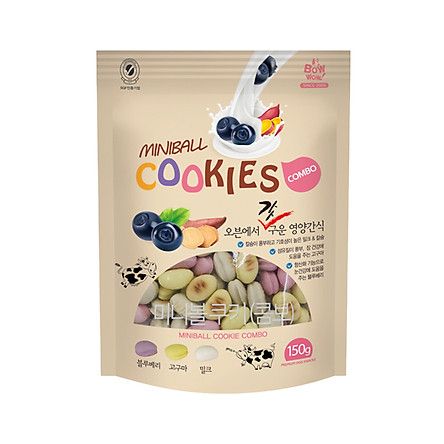  Bánh cookies hỗn hợp Bowwow - 150g 