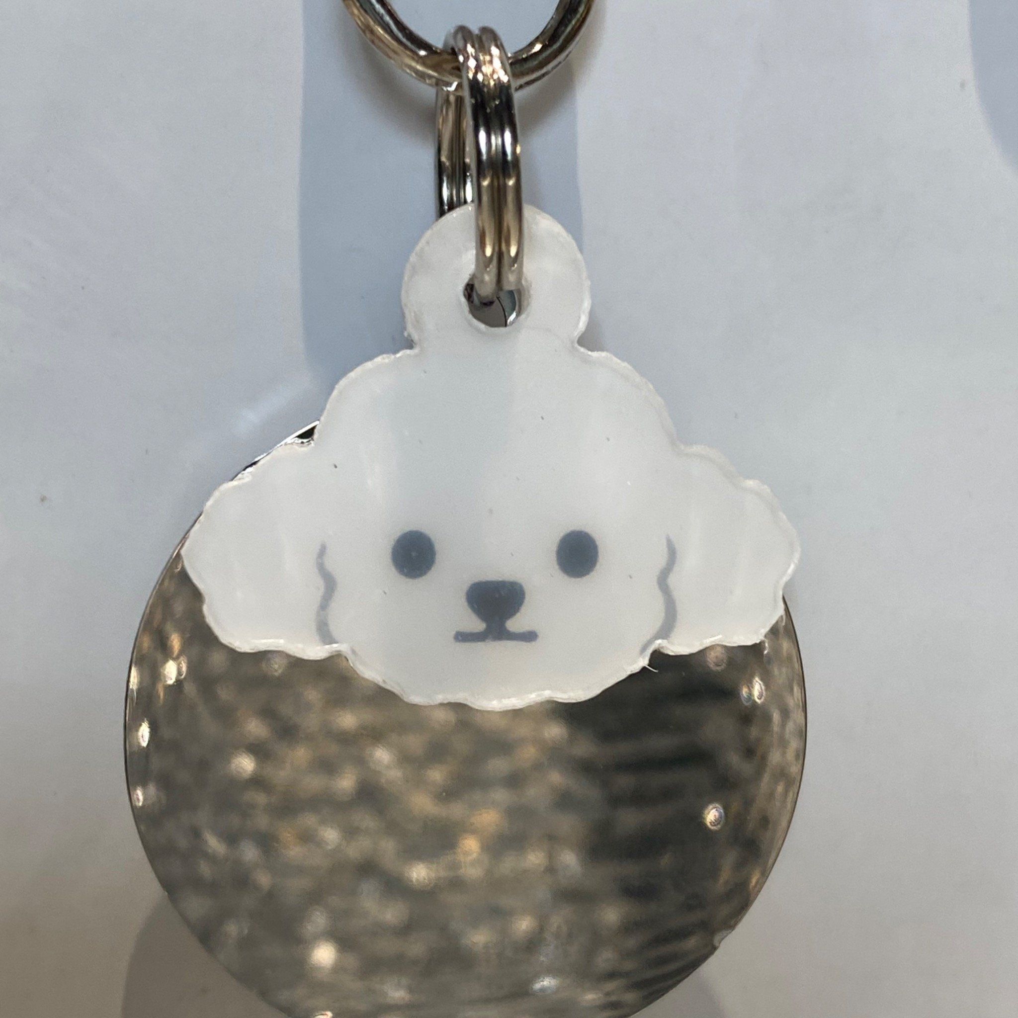  Nametag Poodle Của Chó (Nhựa) 