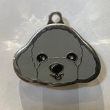  Nametag Poodle Của Chó (Inox) 