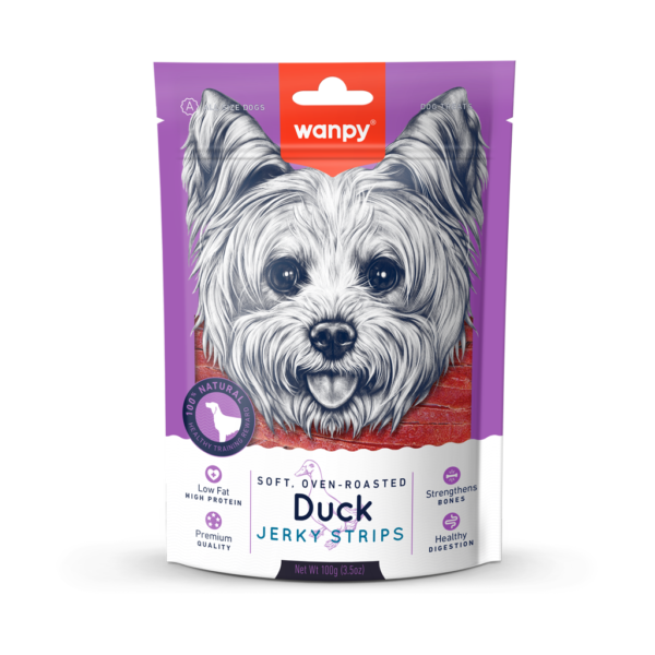  Thịt sấy mềm cho chó Wanpy soft Jerky Strips 