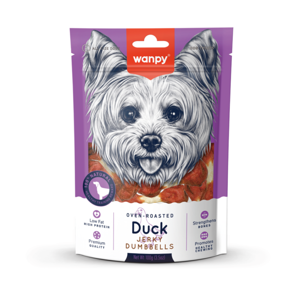  Thịt sấy cho chó Wanpy Jerky Dumbbells 