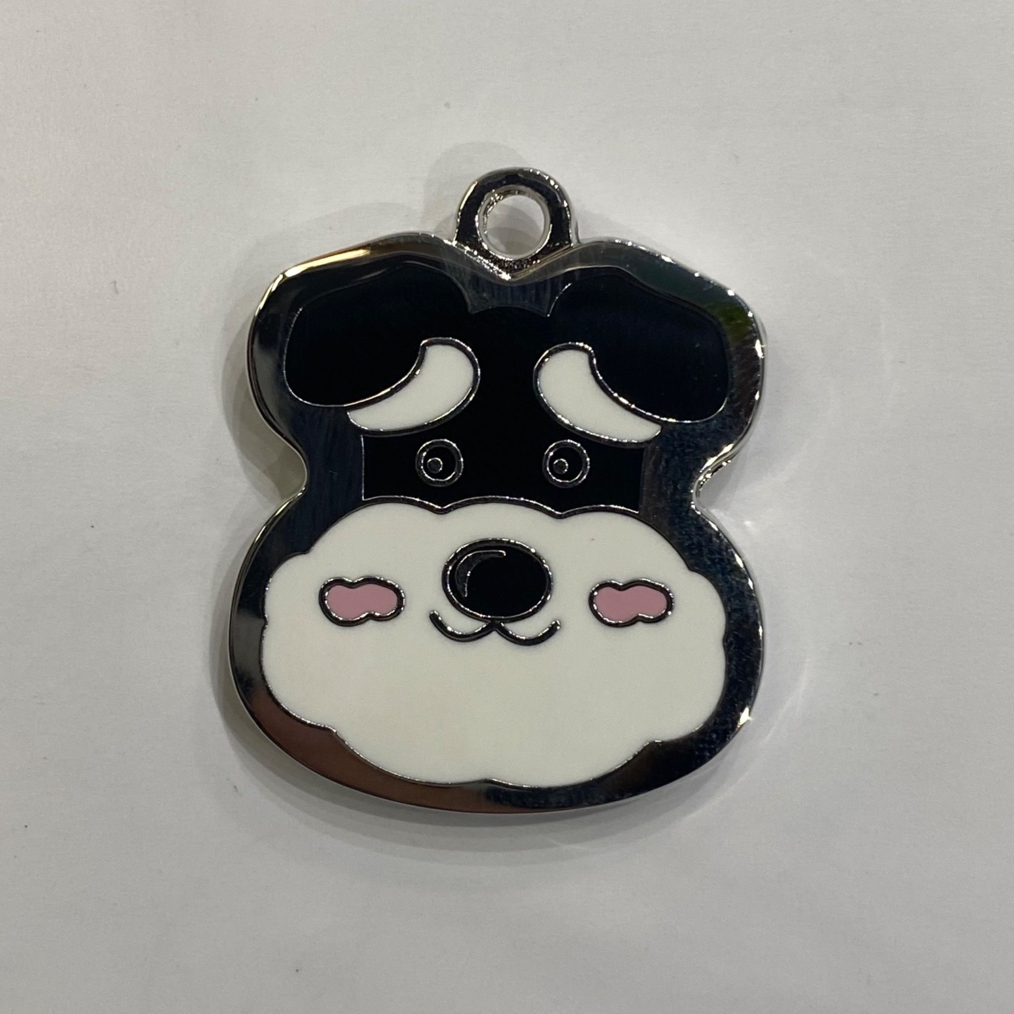  Nametag Schnauzer Của Chó (Inox) 