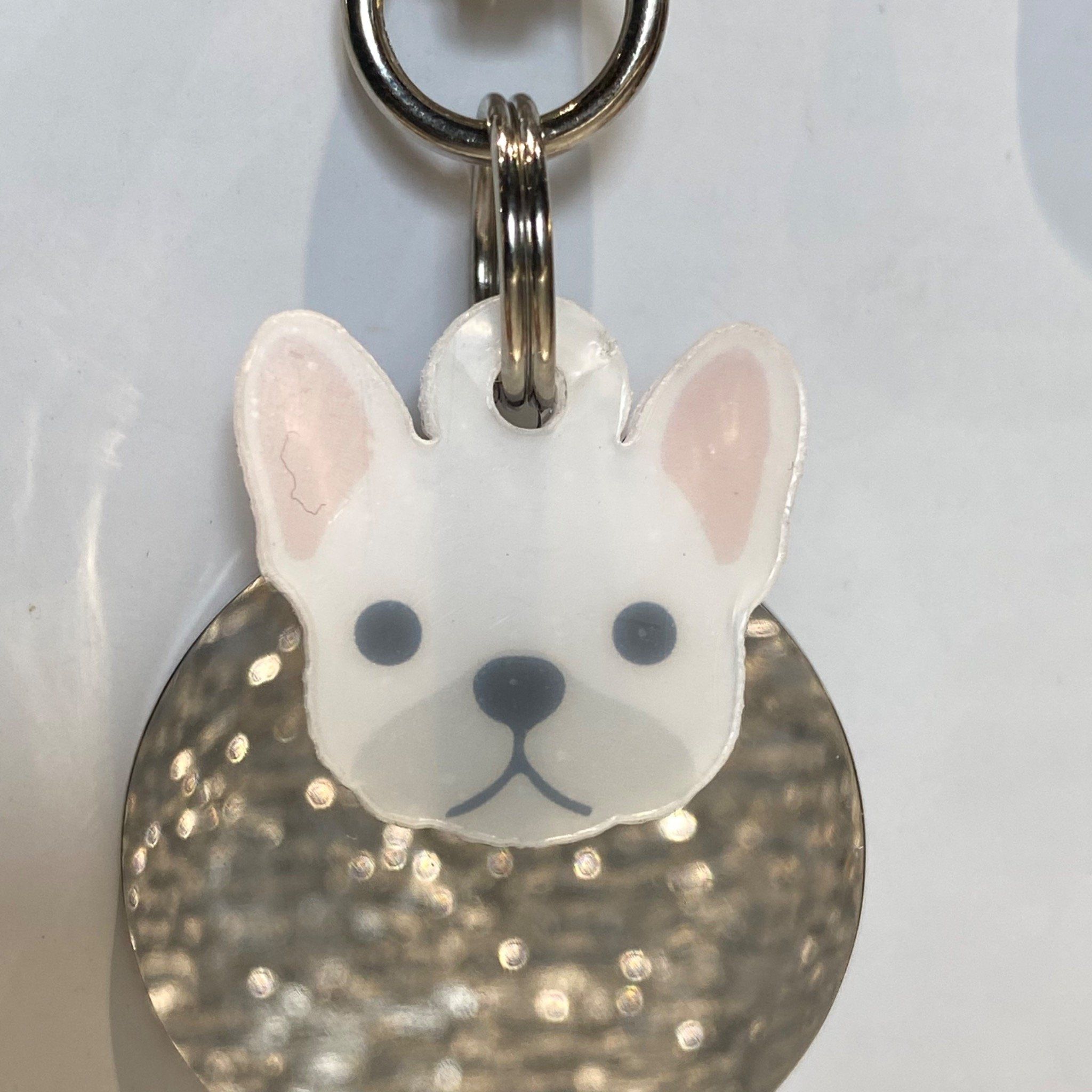  Nametag Bull Pháp Của Chó (Nhựa) 
