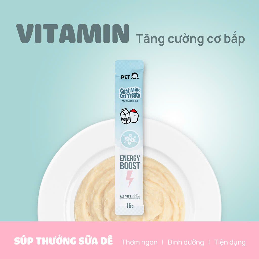  Súp thưởng sữa dê PetQ 