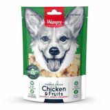  Thịt gà & trái cây sấy thăng hoa Wanpy Freeze-Dried Chicken & Fruit 