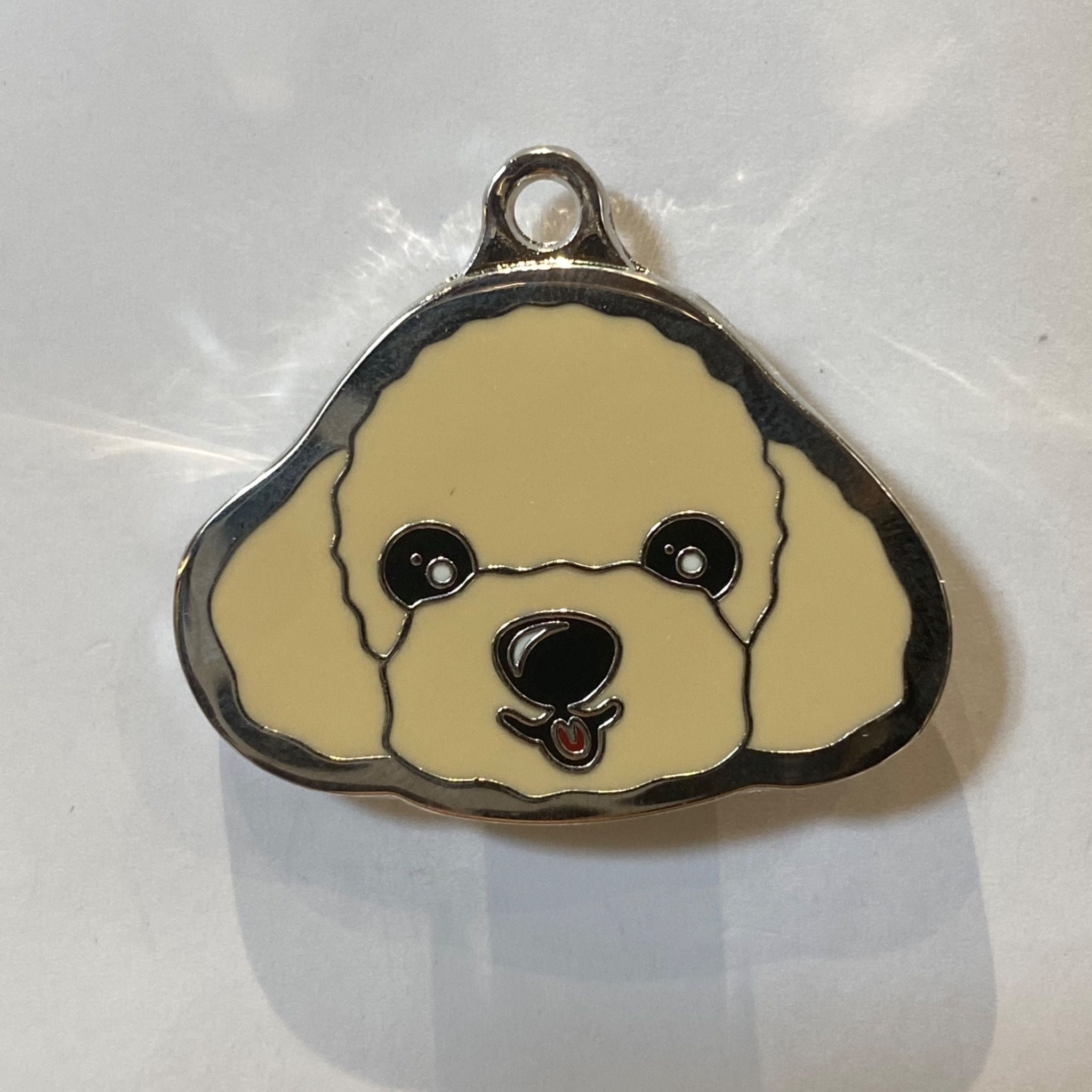  Nametag Poodle Của Chó (Inox) 