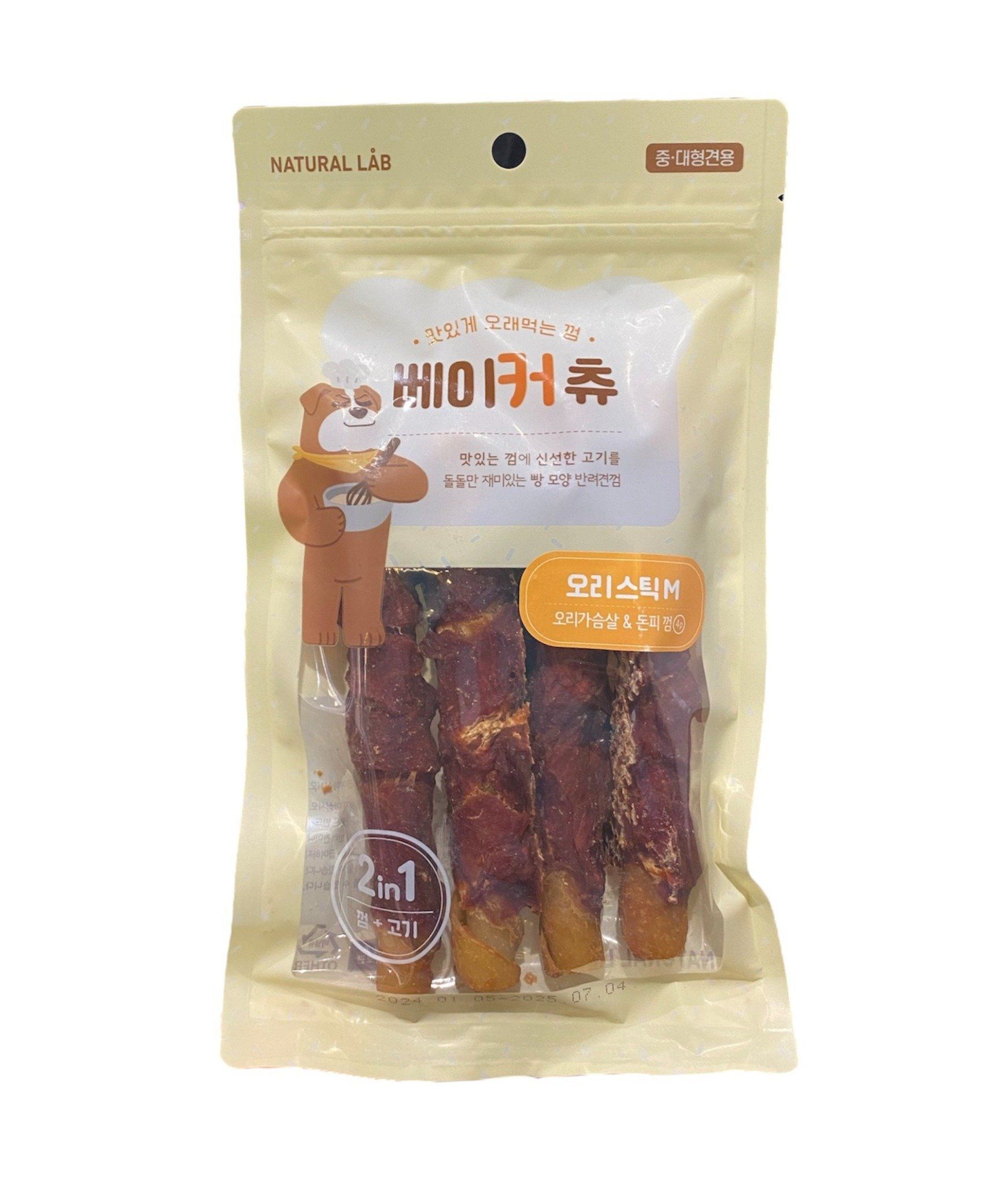  Snack porkhide stick wrapped Natural Lab 