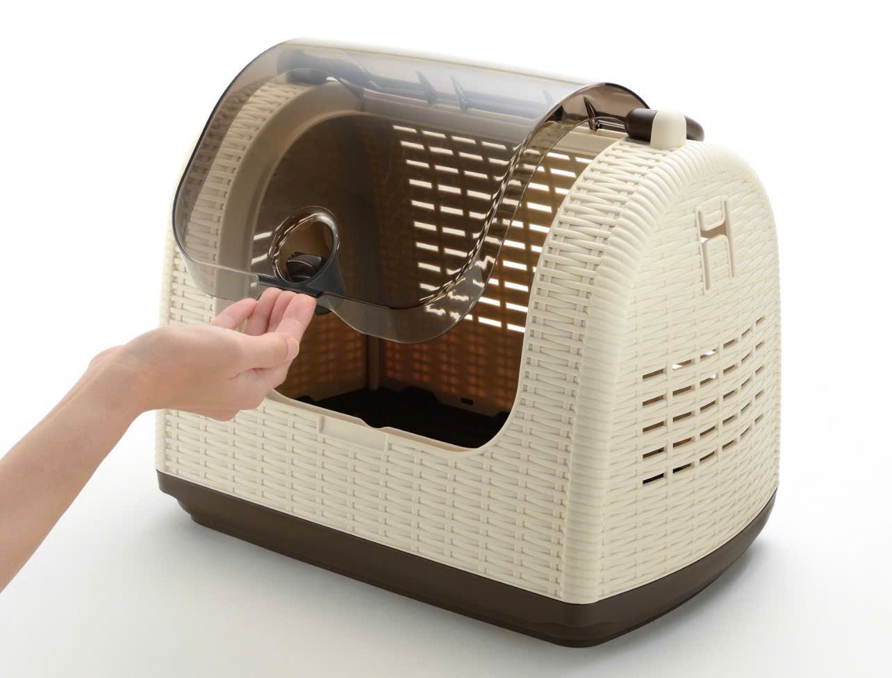  Lồng vận chuyển thú cưng giả mây đan Richell 