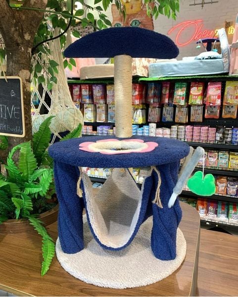  Trụ cào móng 2 tầng thân xoắn có võng 