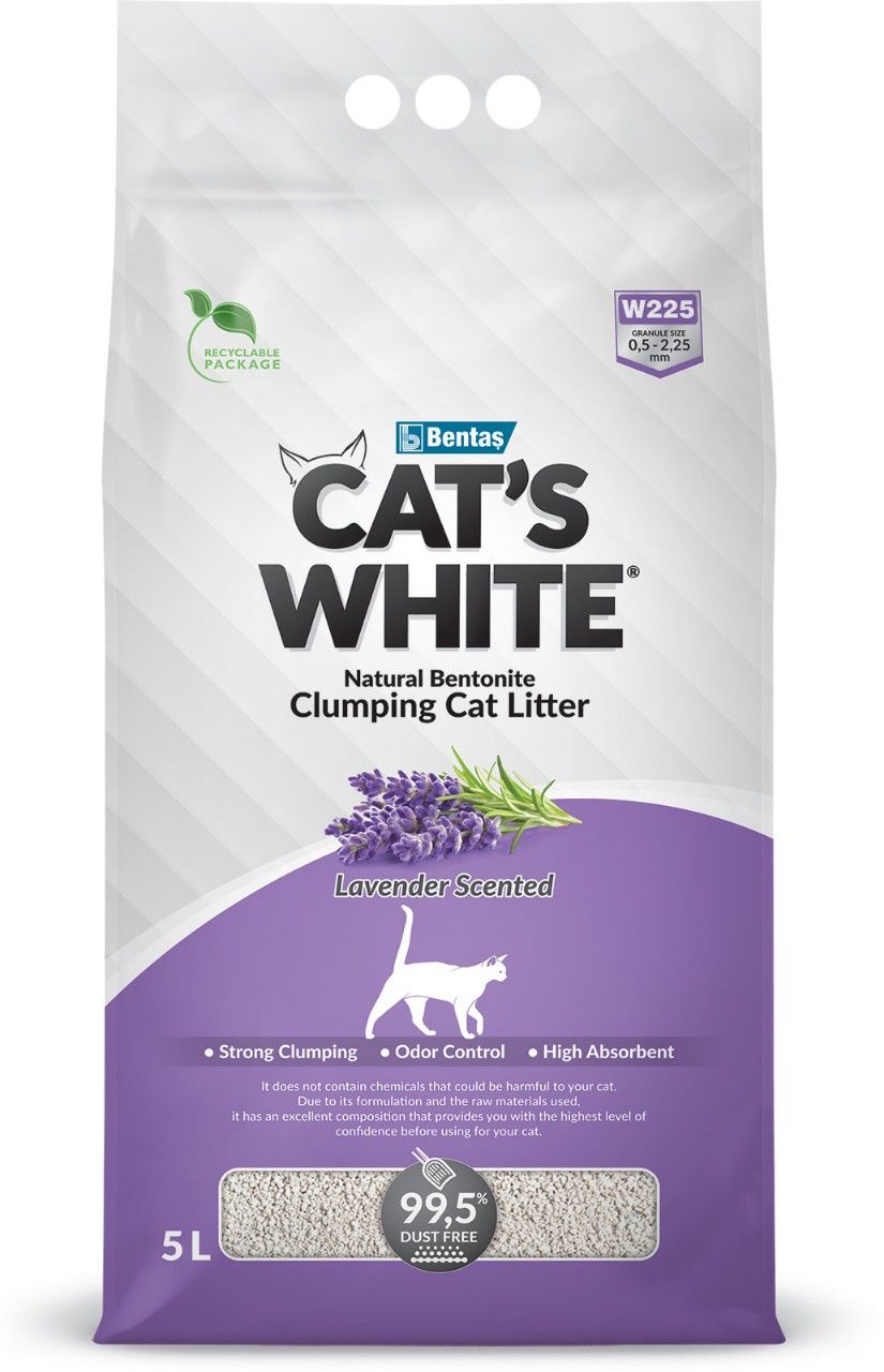  Cát vệ sinh cho mèo Cat's White 5L 
