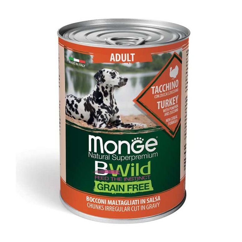  Pate Monge Grain Free Bwild cho chó trưởng thành 400gr 