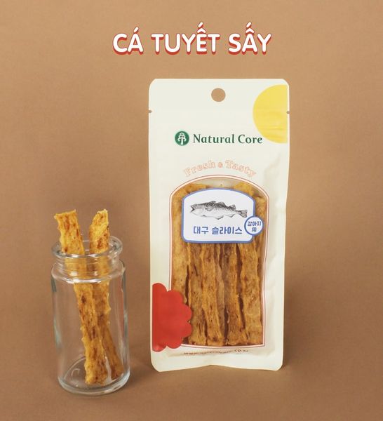  Cá tuyết sấy cho chó Natural Core 