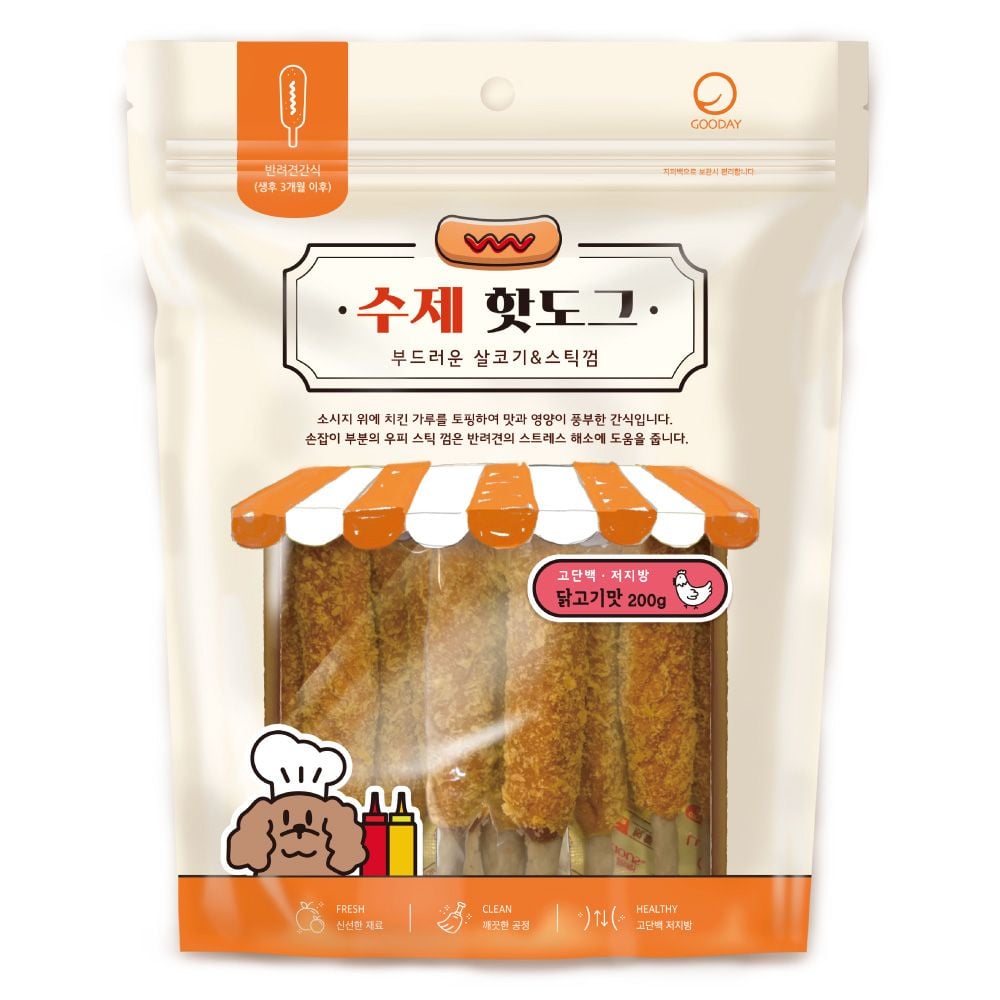  Hotdog cho chó nhiều vị Dog KPet - 200g 