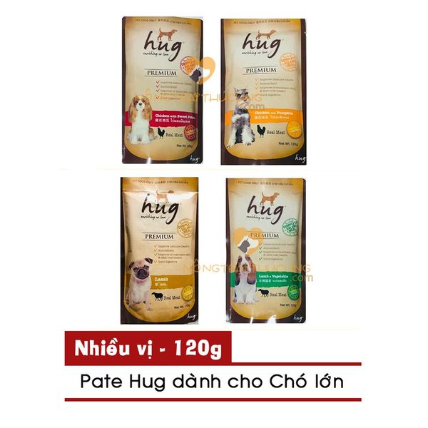  Hug - Pate gói cho chó 120g 