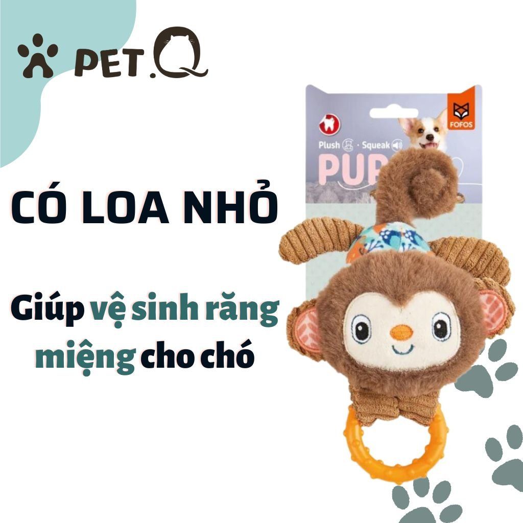  Đồ chơi thú bông cho chó Fofos 